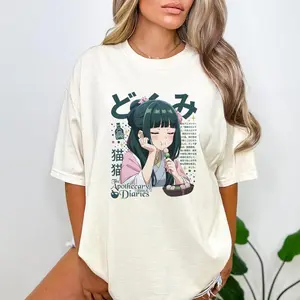 The Apothecary Diaries Tshirt, MaoMao, Jinshi, Anime Shirt, Kawaii T-Shirts, Japanese Graphic Tees
