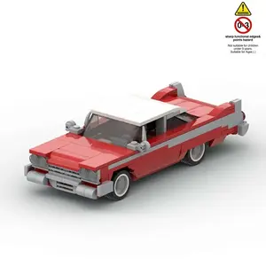 Classic Movie Building Car Model + Plymouth Assembly Sports Car + 379pcs Toy + Holiday Gift + Desktop Decoration Collection
