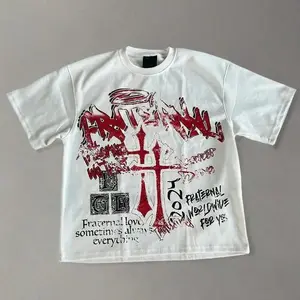 Vintage Cross Graphic T-Shirt - 100% Cotton Short Sleeve Tee for Men & Women, Crewneck, Unisex, Comfortable & Stylish Streetwear Design christian shirt