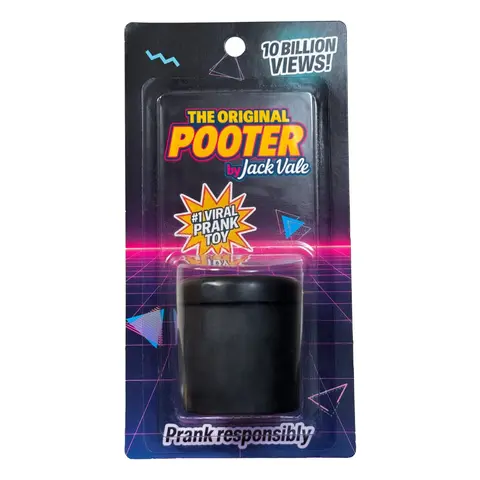 The Original Pooter by Jack Vale - Hand-Powered Classic Fart Prank Toy (No Batteries, Technique-Based)