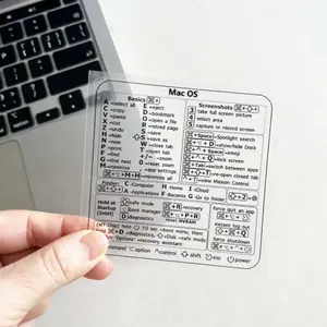 Laptop Keyboard Shortcut Sticker for Summer, Universal Keyboard Short Cut Decorative Sticker, Multipurpose Creative Laptop DIY Sticker for MacBook, Office Accessories