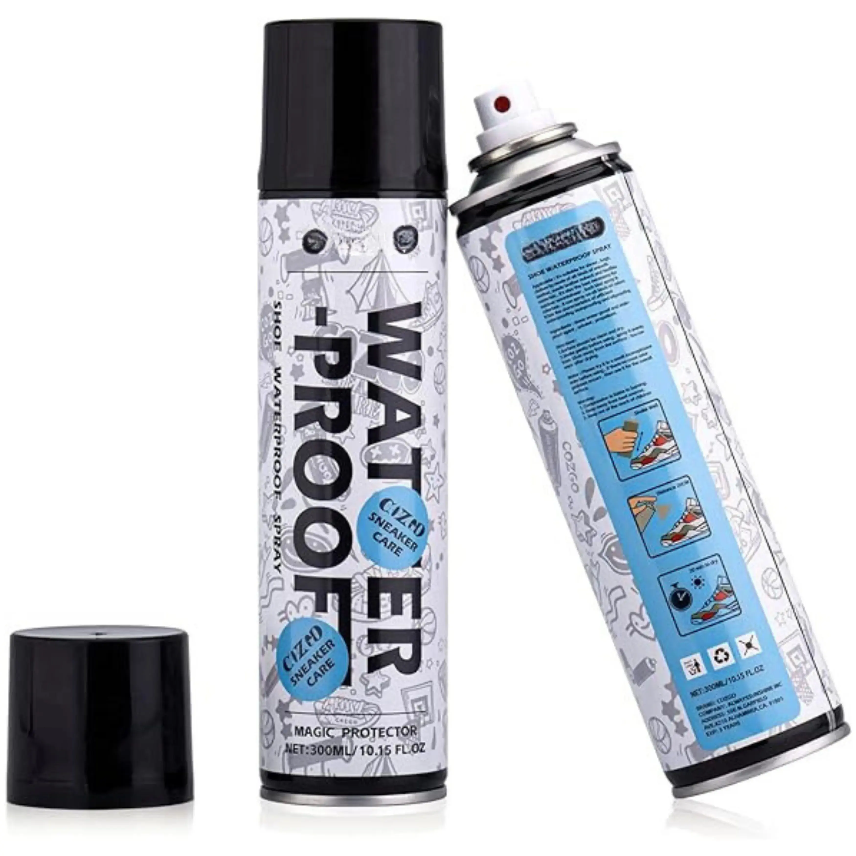 [New Deal]    Protect Shoe Protector Spray, Rain & Stain Waterproof Shoe Spray, Nano Protection for Sneaker, Suede, Leather, Canvas, Nubuck, Fabric, Nylon,10.15 Oz