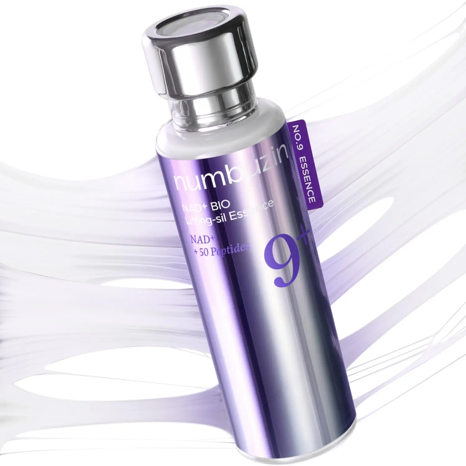 numbuzin No.9 NAD+ Active Layer Serum with Peptide Complex, Firming & Lifting Korean Skincare for Wrinkles & Sagging Skin, Lightweight Radiant Formula for All Skin Types, 1.69 fl oz, Skin Repair