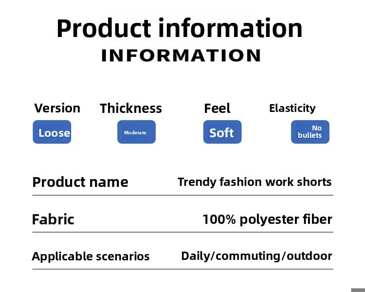 	6-Pack Men's Couple Cargo Shorts Summer, Loose Fit Casual 5-Inch Shorts, Fashion Simple Versatile Bottoms, Sports Streetwear,Beach pants, basketball pants, for outdoor use