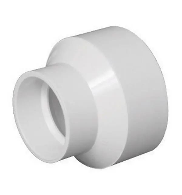 212 MAIN Charlotte PVC Drain-Fitting Reducing Coupling (PVC001021400HA) - 3 x 4 in. Hub Ends, Imperial, Drain Waste Vent, Size Reduction, Schedule 40 PVC Compatible Pipes, for Sailing Water Sports