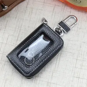 Keep Your Car Keys Organized & Secure - Portable Key Holder with Zipper Case & Metal Hook Car Key Protector Car Key Accessory