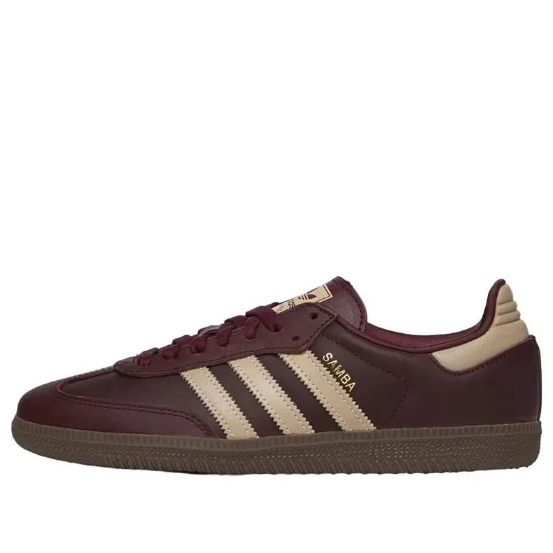 (WMNS) adidas Samba OG 'Maroon Crystal Sand' IF7004