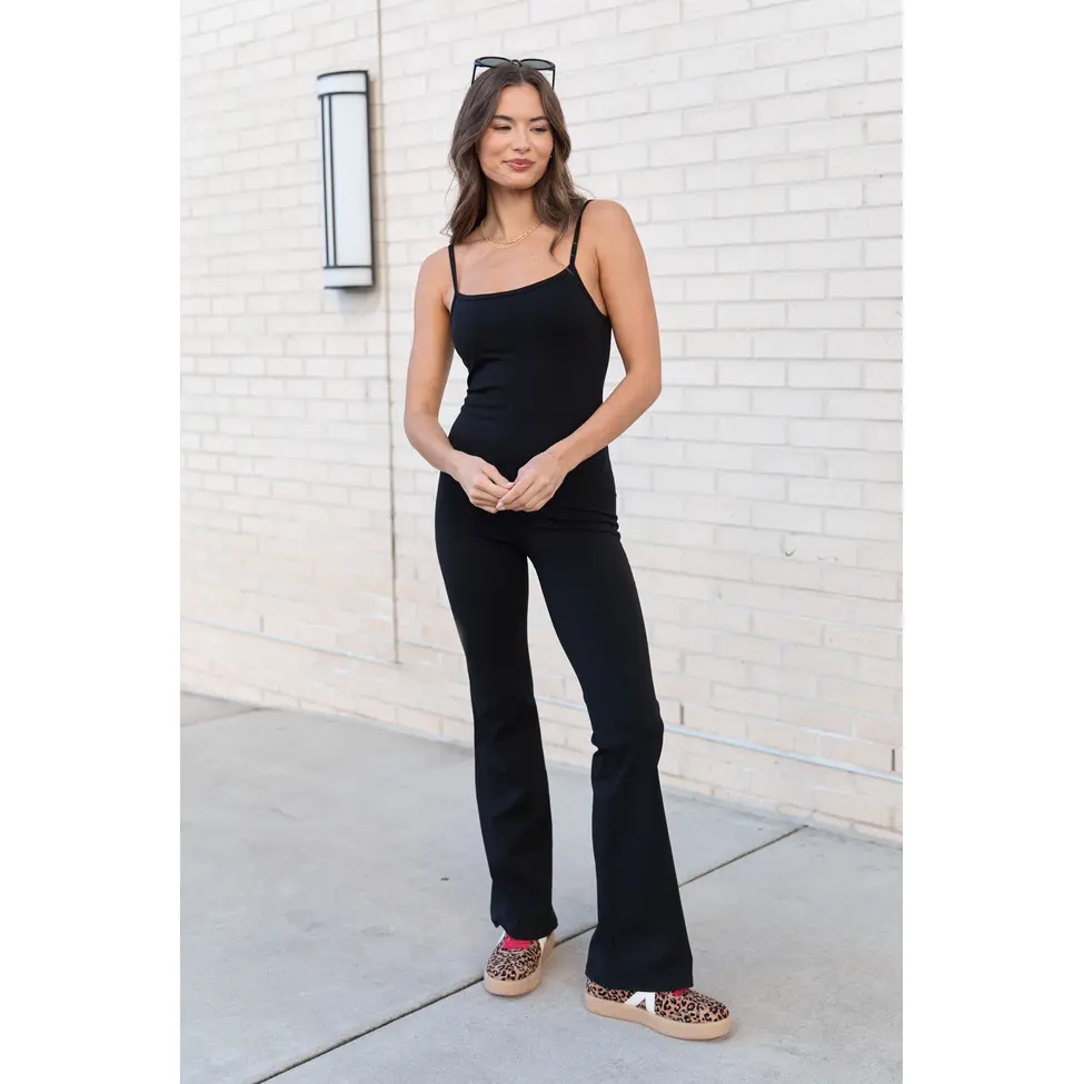 Out And About Black Active Onesie FINAL SALE