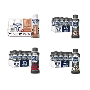 Fairlife Core Power Elite High Protein Shake, 42g Bottle, 14oz, 12 Pack and Nutrition High Protein Shake 12 packs High Protein Ready-to-Drink