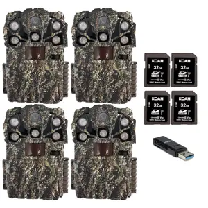 Browning Recon Force Elite Ultra Non-Cellular Trail Camera (4 Pack) Bundle