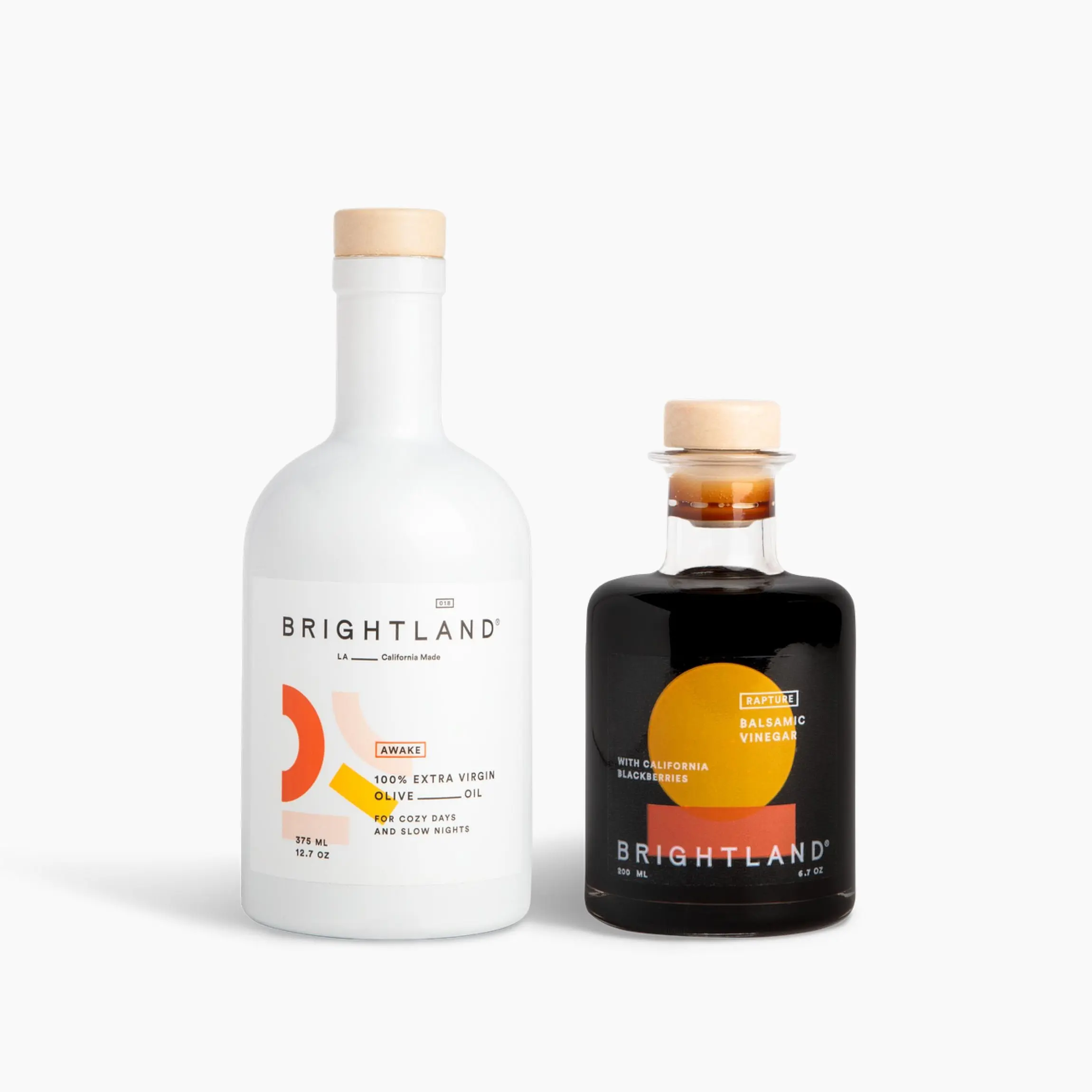 Brightland Oil & Vinegar Duos (w/ Bonus Gold Spout)
