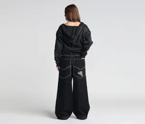 W SUPREME REFLEKTIVE K-HOLE 26" SUPER BLACK RINSE