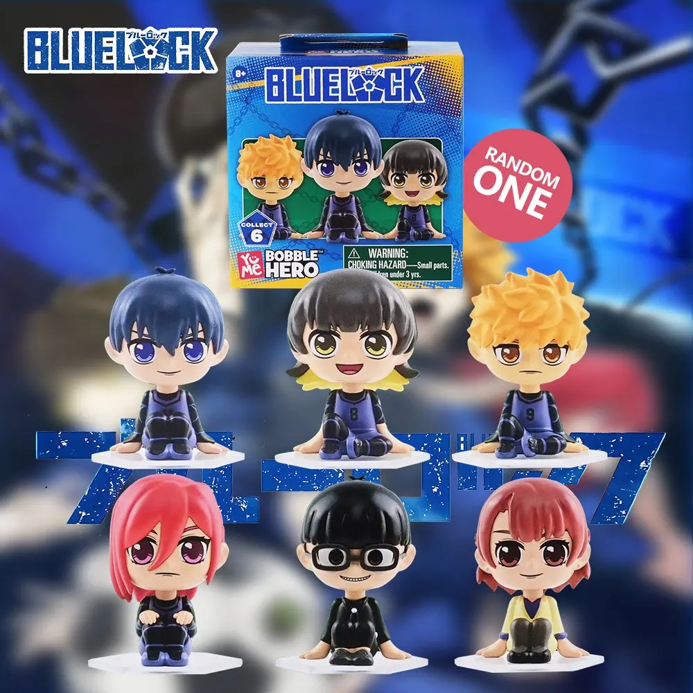 Kodansha Official Blue Lock Bobble Hero Blind Box, Mystery Figure Isagi Bachira Chigiri, Anime Desktop Decor, Adult Collectible, Collectible Figures, PVC Figures, Figurine, Soccer Anime Merch, Birthday Gift, Collectible Model