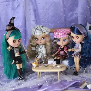 ICY DBS blyth doll 1/6 bjd toy Joint body New Tan skin Matte faceplate 30cm on sale special price toy gift anime doll SD