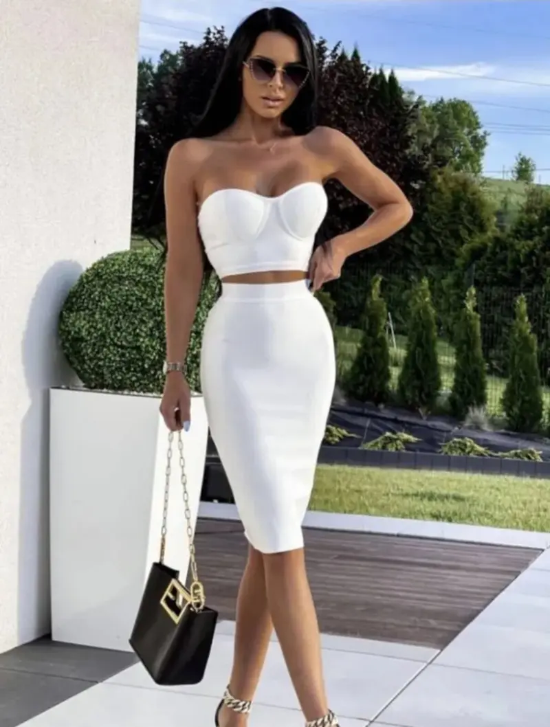 2 piece dress set party - TikTok Shop