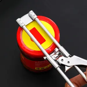 Jar&Bottle Opener Adjustable Multifunctional Stainless Steel Can Opener Jar Lid Gripper Manual Kitchen Accessories for Easy Use and Durability