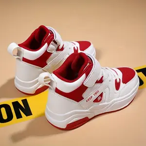 SHUJUAN Casual Cool High Top Sneakers For Boys, Lightweight Non-slip Sport Shoes For Running Basketball, All Seasons