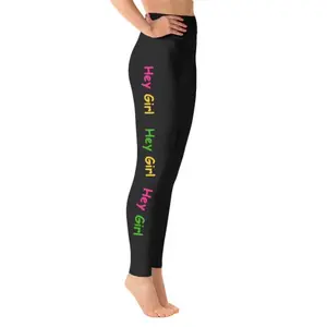"HEY GIRL" Multi-Color Leggings