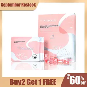 Misoour Neck Mask Set:Collagen Peptide Anti-Wrinkle Neck Mask + Astaxanthin Firming & Smoothing Serum|Reduce neck wrinkles, Moisturize and brighten,Firm and lift#TikTokShopBlackFriday