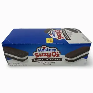 Hostess Suzy Q's Snack Cakes, Chocolate with Cream Filling, Full Size Single Ser