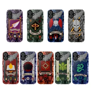 Warhammer Space Marine chaos legions Phone Case, Chapter Armor Design for iPhone 17 Pro Max 16 15 14 13 12 Shockproof Durable  Case