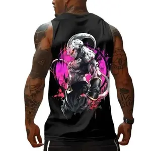 Dragon Ball Sleeveless Tee – Men’s Cotton Anime Streetwear Style
