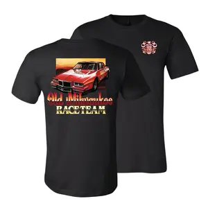 [Old Milwaukee] Raceteam Beer Graphic T-Shirt, Retro Racing Car Tee for Men, Motorsports Fan Gift, Father’s Day or Weekend Shirt
