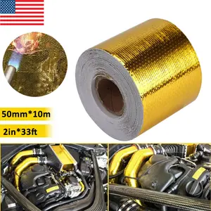 Intake Heat Tape Wrap 2" Self Adhesive High Temperature for Various Applications