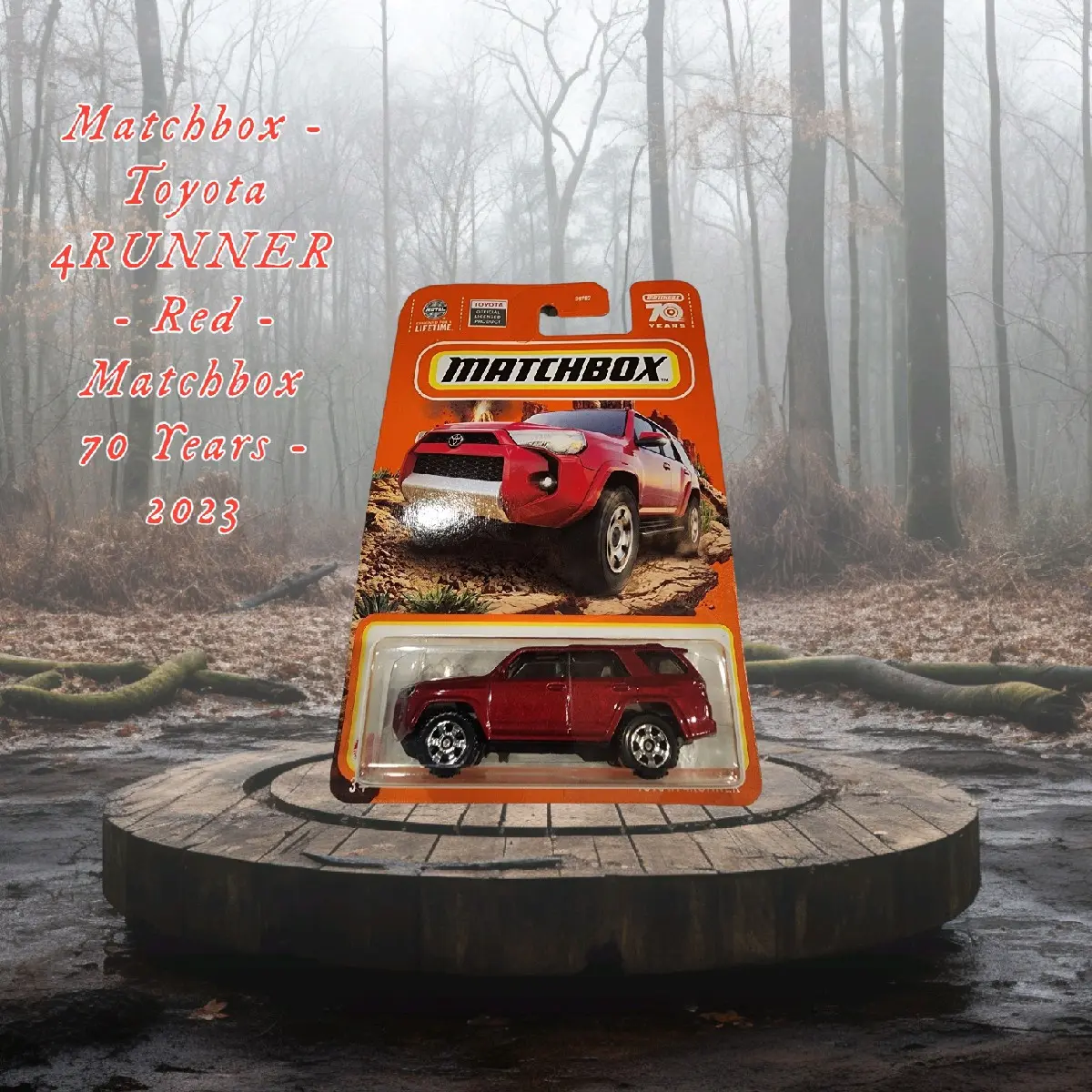 Hot Wheels Matchbox - Toyota 4RUNNER - Red - Matchbox 70 Years - 2023 - Mint/NrMint Ships Bubble Wrapped in a Sized Box