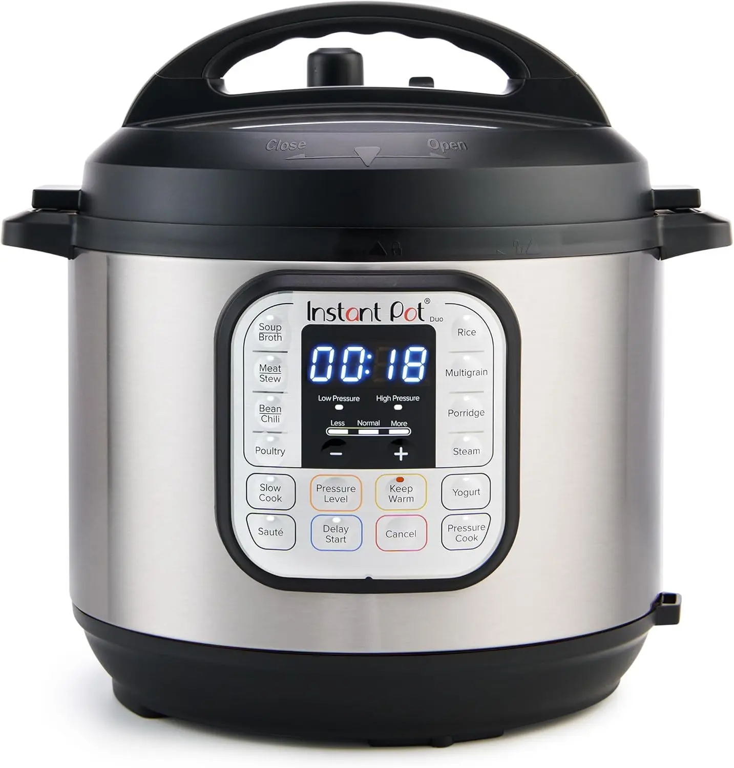 7-in-1 Electric Pressure Cooker, Slow Cooker, Rice, Steamer, Sauté, Yogurt Maker, Warmer & Sterilizer, Includes App With Over 800 Recipes, Stainless Steel, 6 Quart