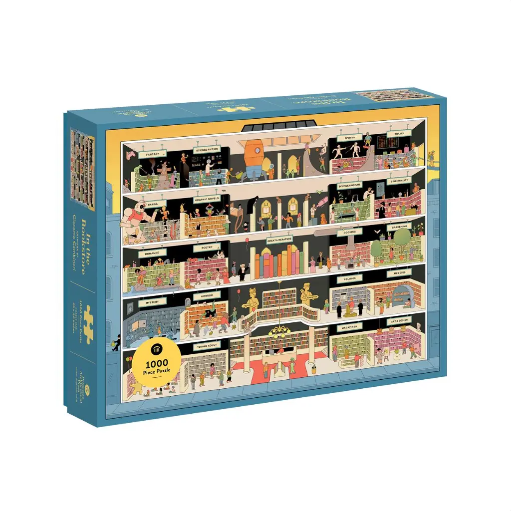 In the Bookstore 1000 Piece Jigsaw Puzzle