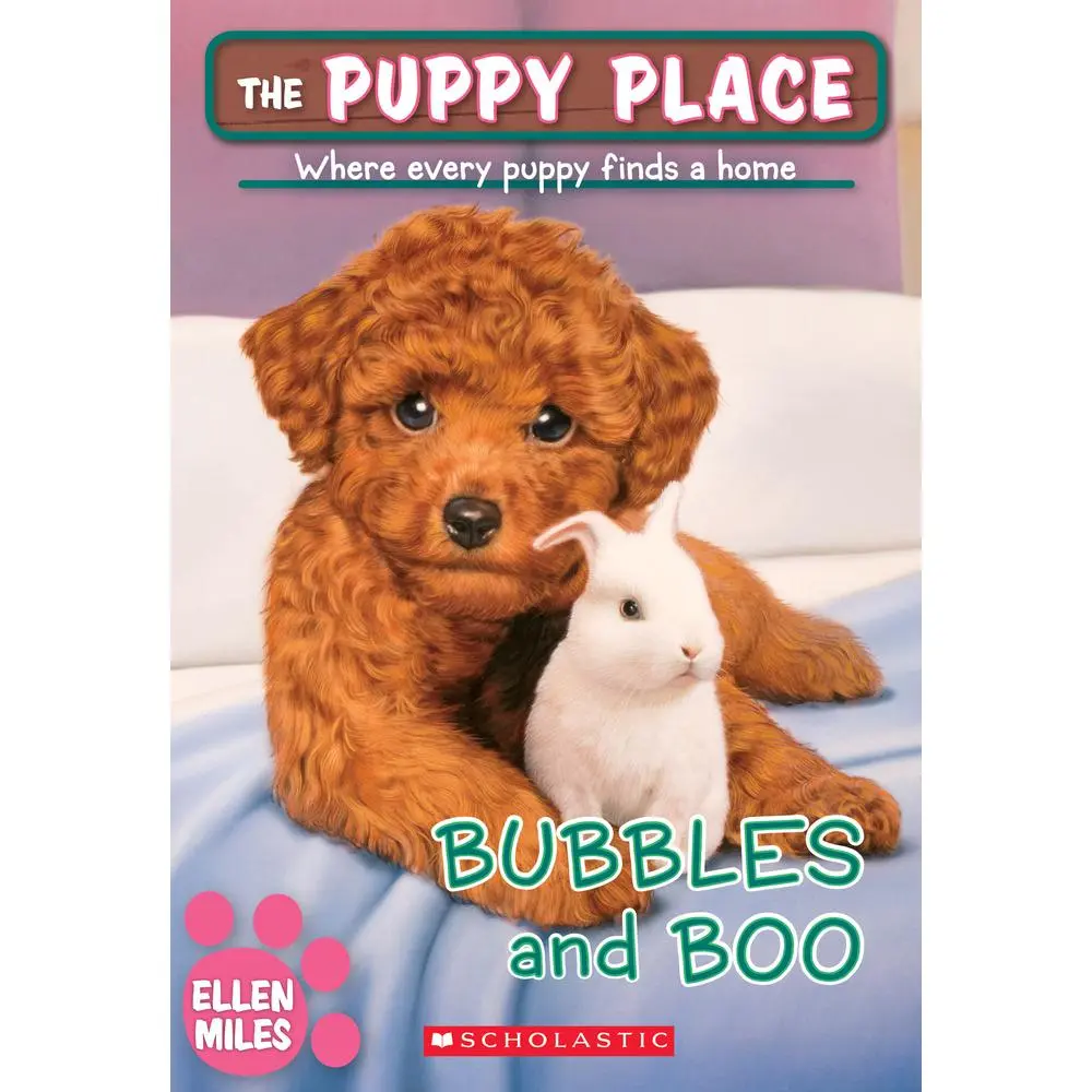 USED Book - Bubbles and Boo (the Puppy Place #44): Volume 44 by Miles, Ellen (Paperback) - english