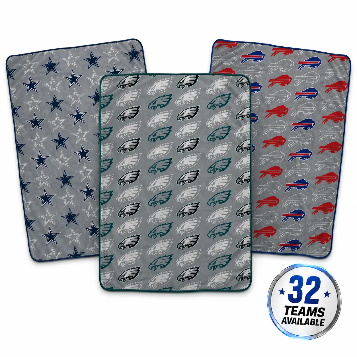 NFL Logo Roll Ultra Cozy Oversized 66x95 Blanket