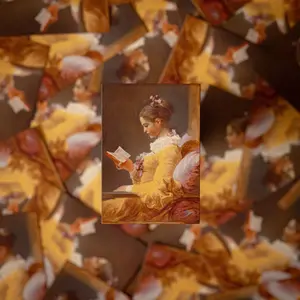 Girl Reading - Bookish Magnet