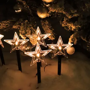 Solar Powered Christmas Tree Ground Mounted Light Outdoor IP44 Waterproof Warm White Light String Graduation Gift Decorations Insert Landscape Switch Ornaments gift outdoor holiday decoration funny home accessory graduation  decoration gardendecor