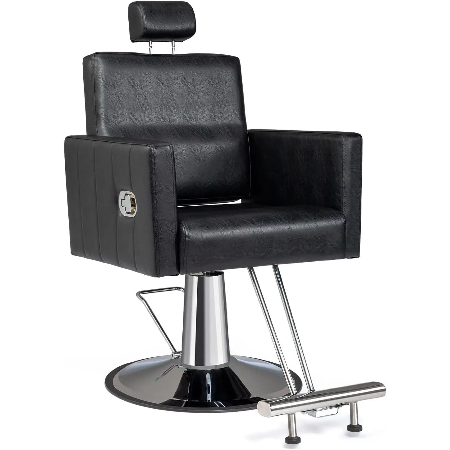 OmySalon Reclining Salon Chair for Hair Stylist, Hair Chair for Threading Waxing Braiding Shampoo Hairdressing, Barber Chairs for Barbershop Beauty Spa