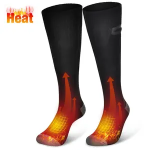 Remote Control Heated Socks for Men Women, 1 Set Electric Heating Socks for Leg, Winter Warm Sports Running Socks for Skiing Riding Camping Hiking Motorcycle, Christmas Gift