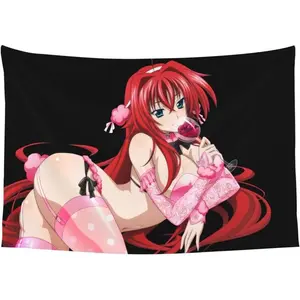 FABILICIOUS High School D-xD Tapestry Poster - Anime Decor for Bedroom, Living Room, Dorm - Wall Hanging Decoration 60-40 Inches