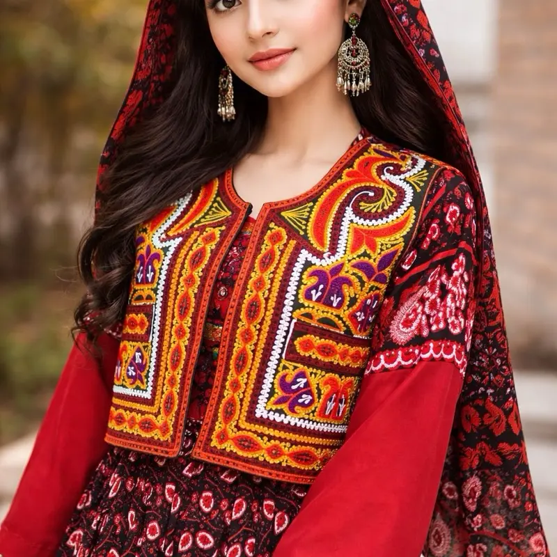 Hazaragi women Traditional Waskat , afghani vests, Afghan vests