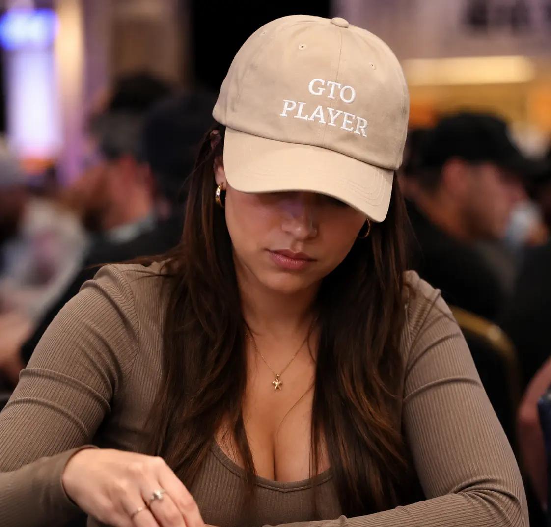 Poker GTO Player Dad Baseball Cap | Embroidered Baseball Hat, Vintage Lettering