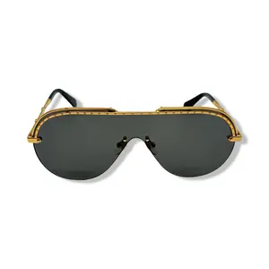 Pre-owned Louis Vuitton Gone Girl Shield Sunglasses LV2013