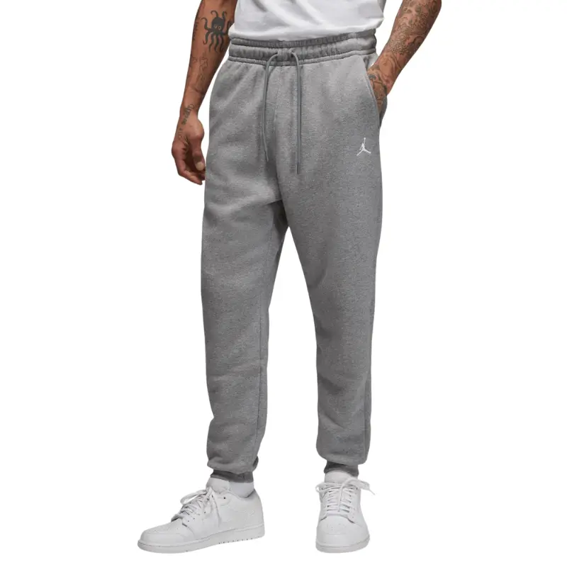 Air Jordan Essentials Fleece Pants - Men's, Plush, Cotton, Smooth, Menswear, Elastic, Pocket, Casual Wear, Athletic Pants, Cotton Blend, Drawstring Waist, Full Length, Plush Inside, Pockets, Plain, Relaxed Fit