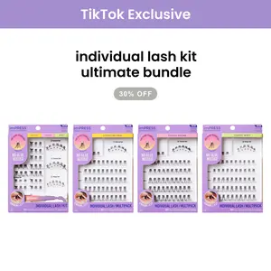 [TikTok Exclusive] imPRESS Falsies Individual Lashes Ultimate Bundle