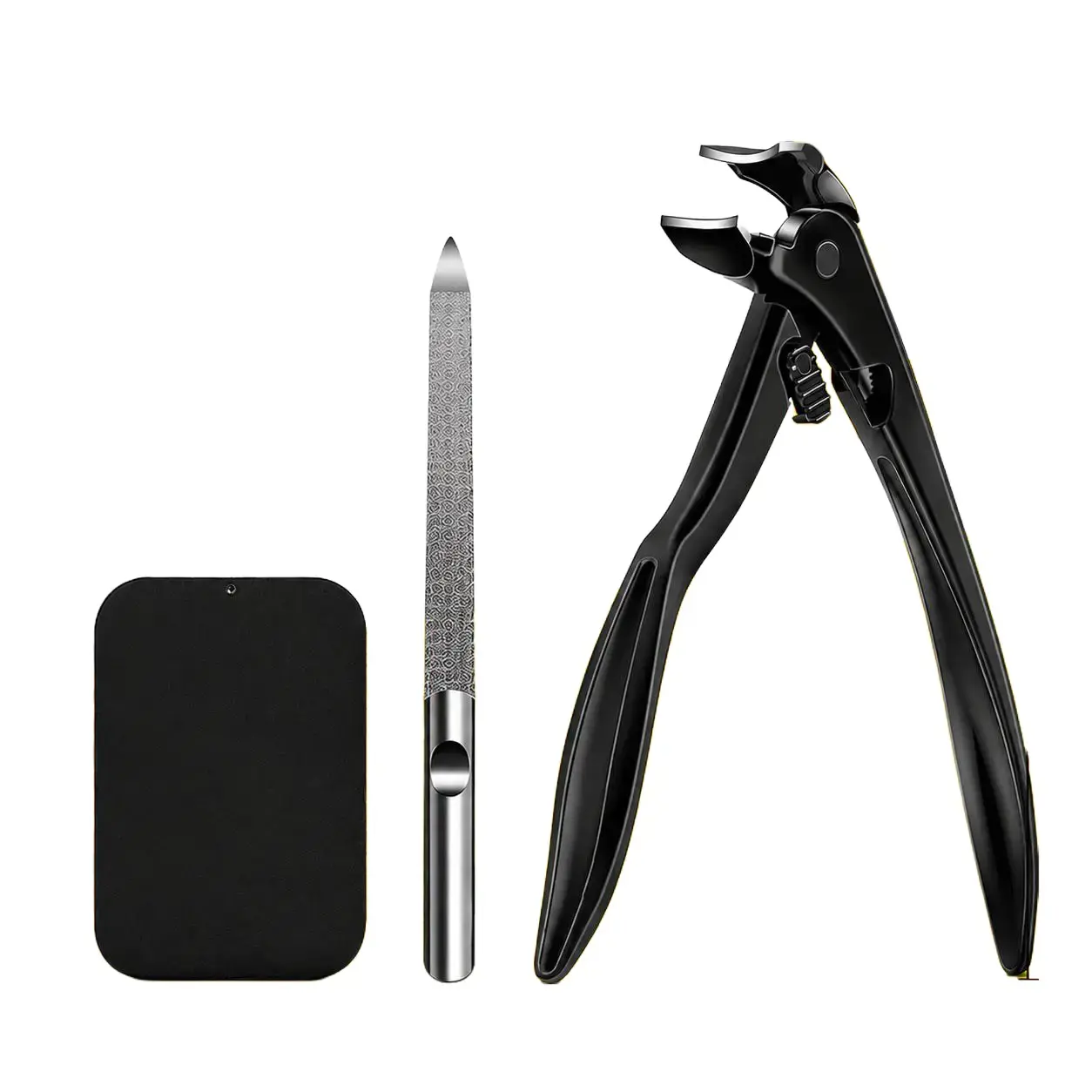 Heavy-Duty Clippers for Thick Toenails, Ergonomic Stainless Steel Nail Care Set with a Curved Head and Long Handle for Adults, Nails Set, Multi‑Pack Value