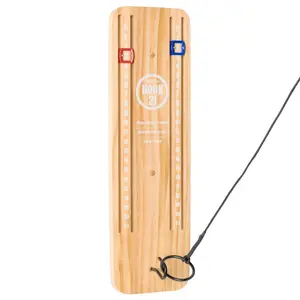 GoSports Hook 21 Ceiling Mount Ring Swing Game - Natural