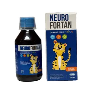 Neurofortan Syrup for Children - Cognitive Support, Memory, Attention & Concentration, Organic Formula, 240 mL, Suitable for Ages 2 to 4 Years, Single Item - Dietary, Edible, Fitness Supplement Vitamin Healthcare