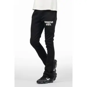 Alpine Black Stacked Flare Pant