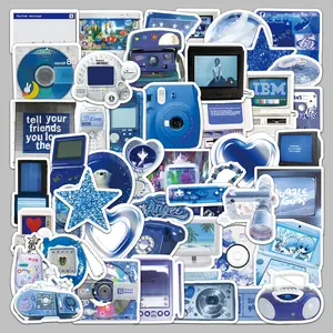 Vintage Y2K Digital Series Sticker, Retro Digital Series Decorative Sticker, DIY Decals for Scrapbooking, Journaling, Gift Wrapping