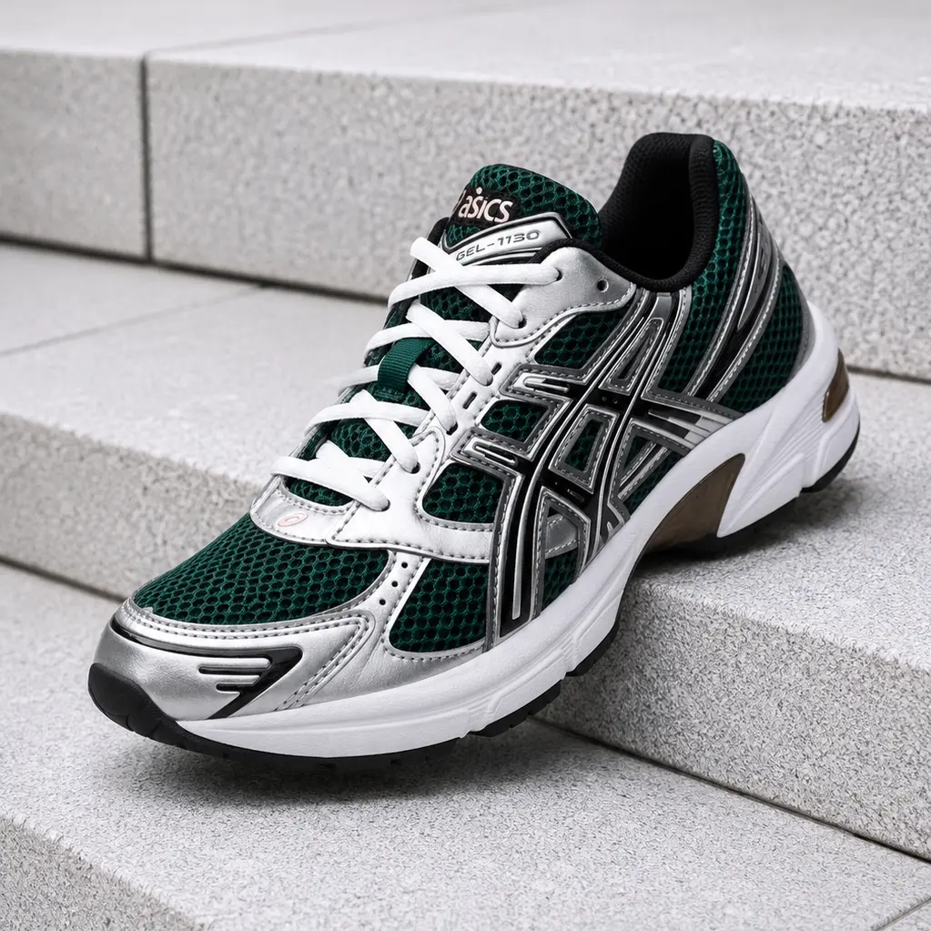 ASICS Gel-1130 Evergreen Black 1203A609-301 Men's Fashion Sneaker New
