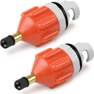 2 count Stand Up Paddle Board Pump Adapter,  Sealing Inflatable Boat SUP Pump Adaptor, Conventional Air Adapter Quickly Inflation, SUP Air Adapters for Stand-Up Paddleboard and Kayak